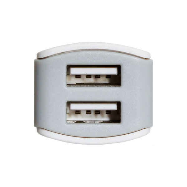 Два USB-порти автомобільного зарядного пристрою Hoco Z23