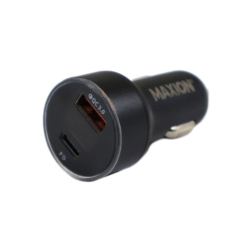 Автомобільний зарядний пристрій Maxion MXAC-CC036 з портами USB QC 3.0 та Type-C PD