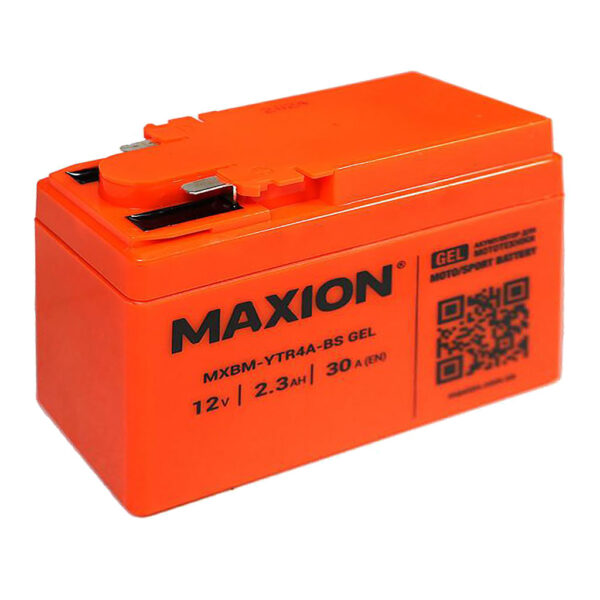Гелевий акумулятор MAXION YTR4A-BS 12V