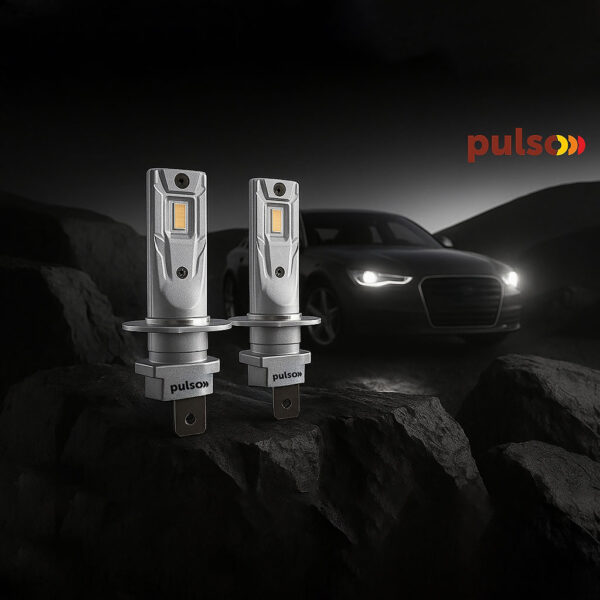 Лампи H1 Pulso M6 на фоні авто