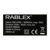 Зарядний пристрій Rablex RB620 із затискачами для акумулятора