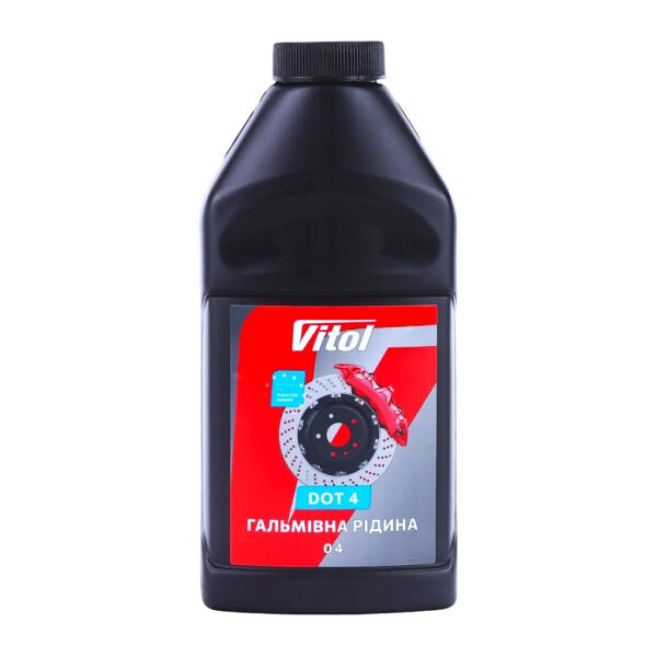 Гальмівна рідина DOT 4 Vitol 0,4 л VBF400