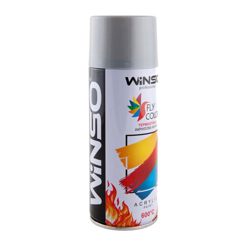 WINSO-Fly-Color-9022-+600-450ml_2 Термостійка акрилова фарба WINSO Fly Color 9022 срібно-сіра 450 мл