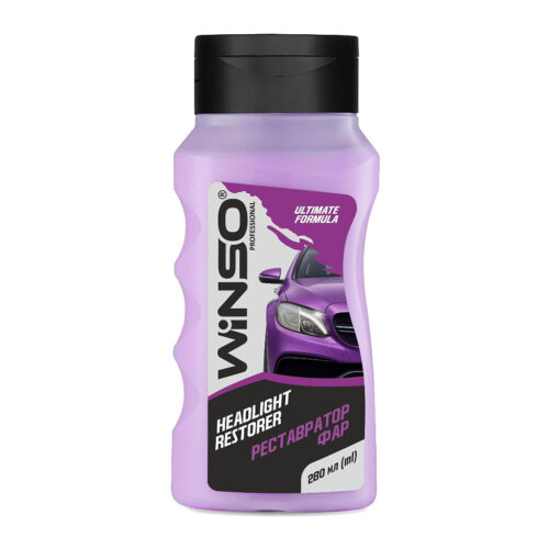 Поліроль-реставратор фар Winso Headlight Restorer 280 мл, пляшка